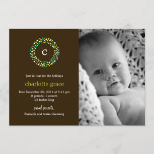 Anúncio de Nascimento do Inverno da Terra do Monog