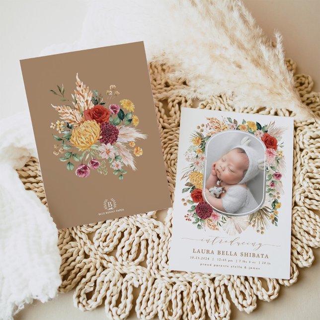 Anúncio de Nascimento do Jardim Floral da Boêmia V (Criador carregado)