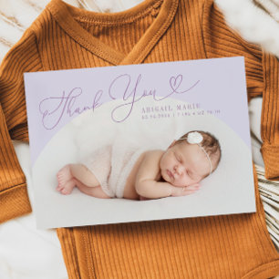 Anúncio de nascimento do Obrigado de Arco Roxo