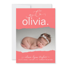 Anúncio de Nascimento do Papel de Gravação de Foto