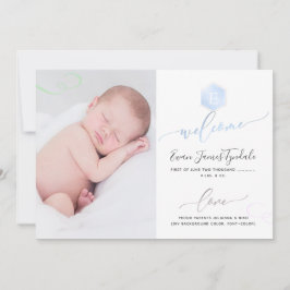 Anúncio de Nascimento do PixDezines Honeycomb, Gar