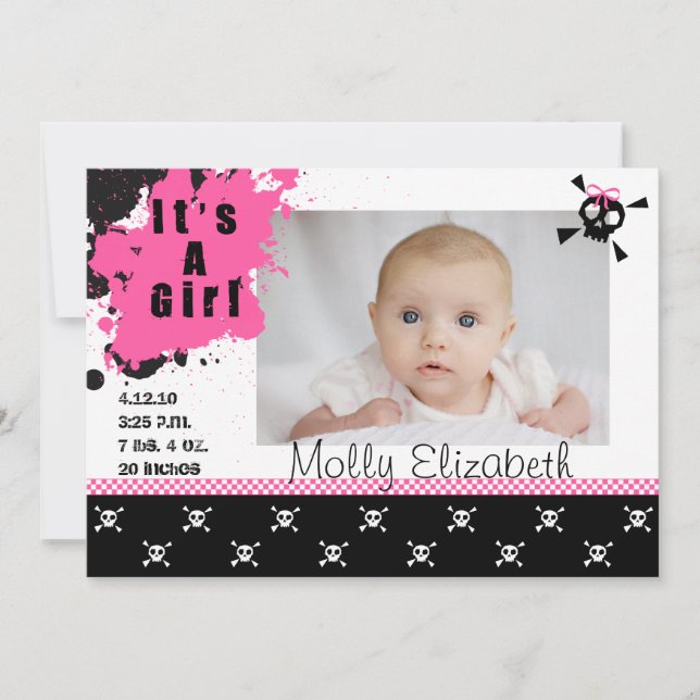 Anúncio de Nascimento do Punk Rock (Frente)