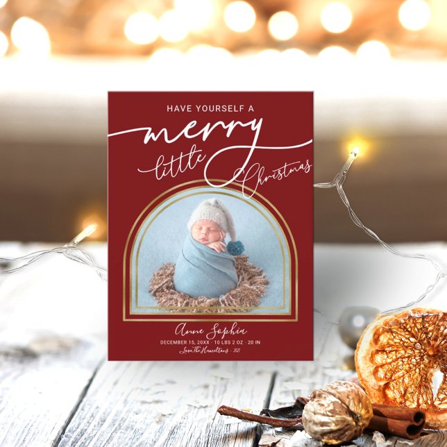 Anúncio de Nascimento do Quadro de Arco de Script  (Criador carregado)