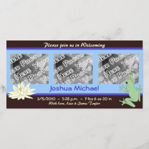 Anúncio de Nascimento do Sapo Azul e Lotus