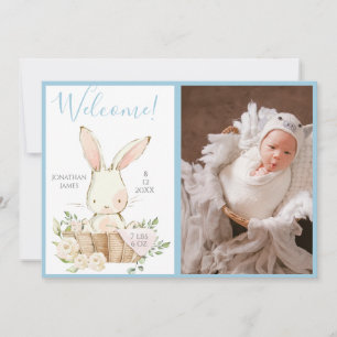 Anúncio de Nascimento do Script de Foto do Baby Bo