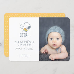 Anúncio de Nascimento do Snoopy & Woodstock