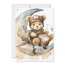 Anúncio De Nascimento Do Urso De Teddy No Avião