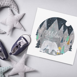 Anúncio de nascimento do Urso Polar Bonito