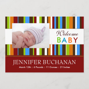 Anúncio de Nascimento Moderno