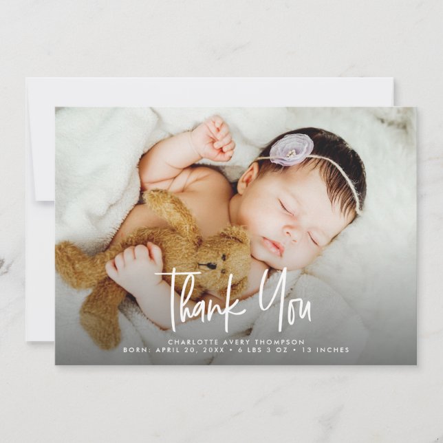 Anúncio de nascimento personalizado para menina re (Frente)