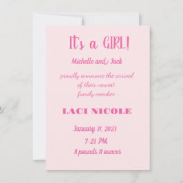 ANÚNCIO DE NASCIMENTO Simples