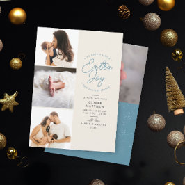 Anúncio de Natal de Férias Azul de Joy Extra
