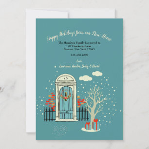 Anúncio de Natal de Inverno para Porta Frontal 2 M