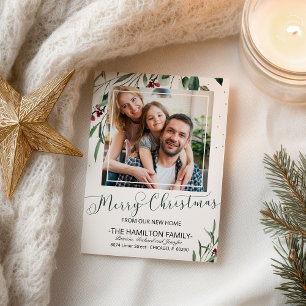 Anúncio de Natal e Mudança de Casa em Foto