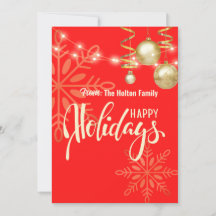 Anúncio de Natal personalizado