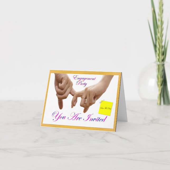 Anúncio de Noivado (Frente)