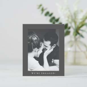 Anúncio de Noivado de Foto Minimalista 2