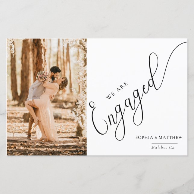 Anúncio de Noivado de Script (Frente)