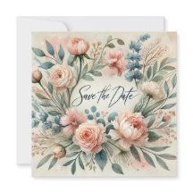 Anúncio de Noivado Save the Date Encantador