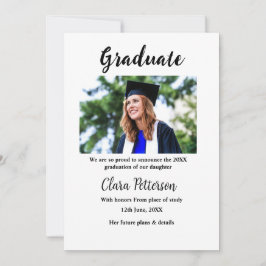 Anúncio de nome de formatura da turma de 20xx con