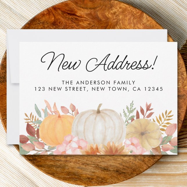 Anúncio de nova queda de endereço em movimento (Criador carregado)