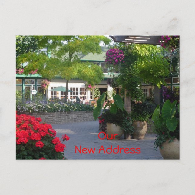 Anúncio de novo endereço (Frente)