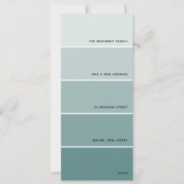 Anúncio de Novo Endereço da Areia Paint Swatch