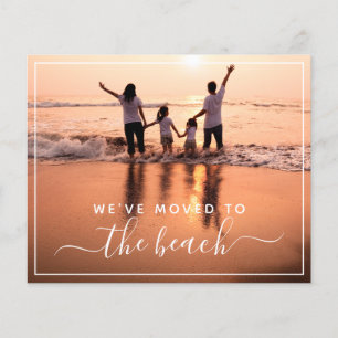 Anúncio de Novo Endereço da Foto da Família de Orç