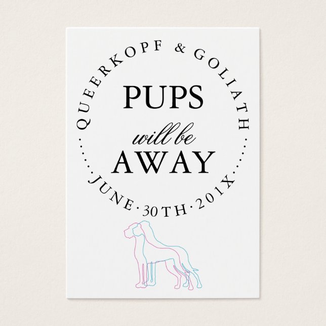 Anúncio de puppy (Frente)