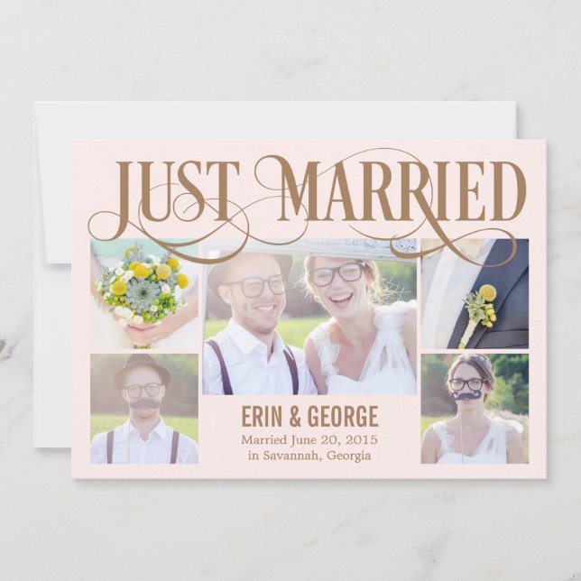 Anúncio de Recem casados - Rosa (Frente)