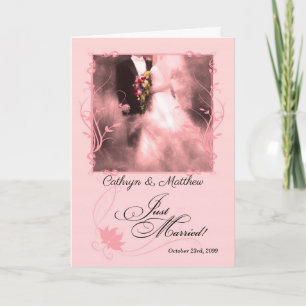 Anúncio de Recem casados rosa