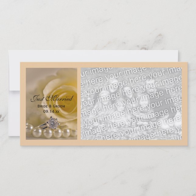 Anúncio de Recem casados Rosa Branca e Pérolas (Frente)