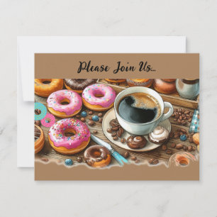 Anúncio de Rosquinhas e café decadentes