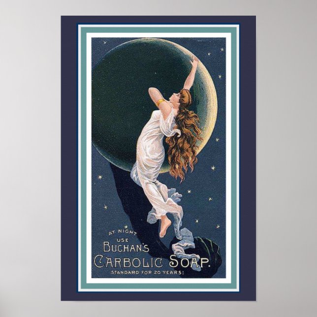 Anúncio de sabão carbônico do Buchan Poster 13 x 1 (Frente)
