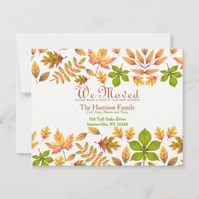 Anúncio de Saída do Outono (Frente)