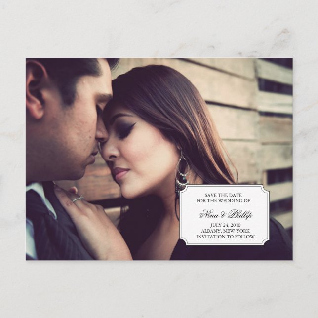 anúncio de salva de data com foto (Frente)