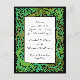 Anúncio de Salvamento do Dia dos Verdes da Florest