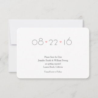 Anúncio de Salve a Data (do Amante)