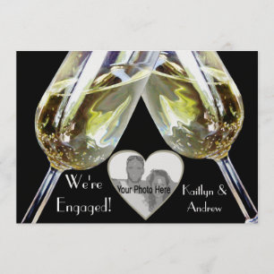 Anúncio de torrada/ Noivado de champanhe