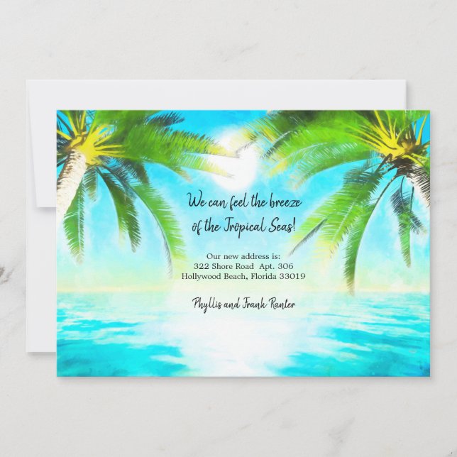 Anúncio de Tropical Breeze em Movimento (Frente)