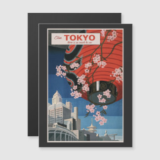 Anúncio de Turismo Vintage de Tóquio