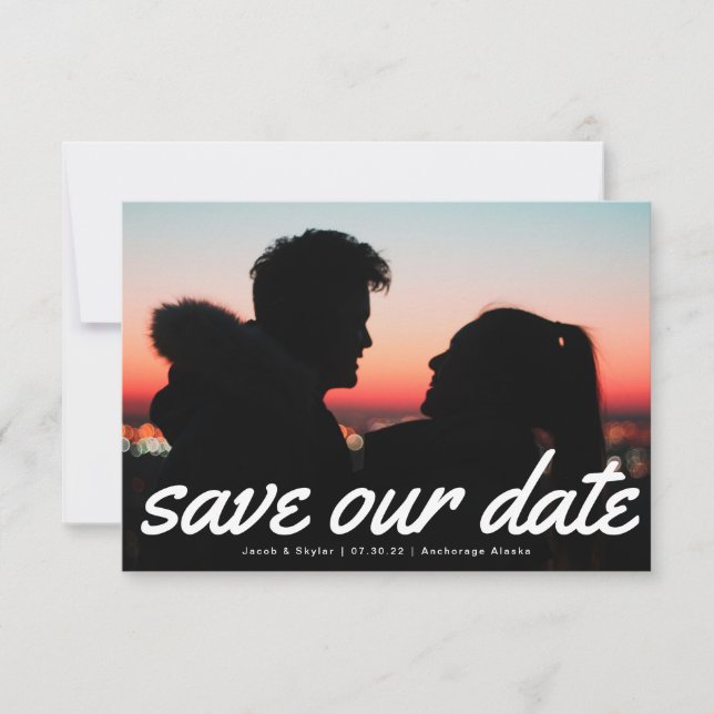 Anúncio de várias fotos de texto moderno (Frente)