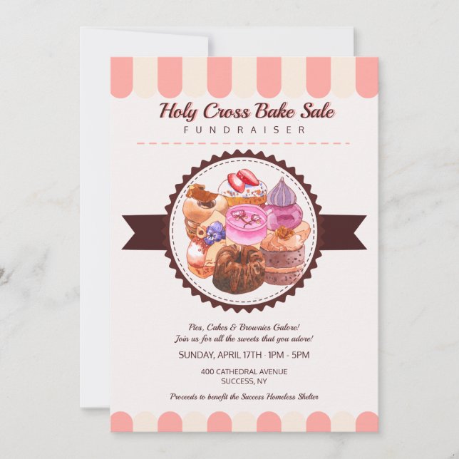 Anúncio de venda de mercadorias cozidas (Frente)