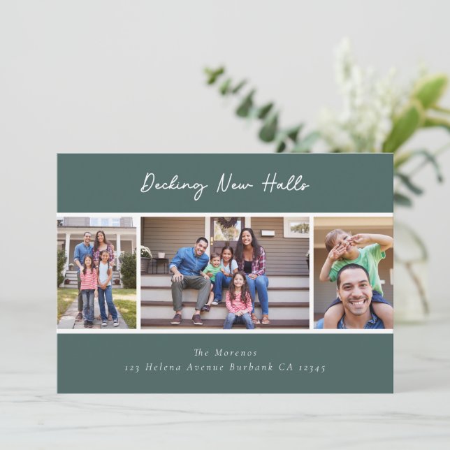 Anúncio Decking New Halls Modern Photo Holiday Moving (Em pé/Frente)