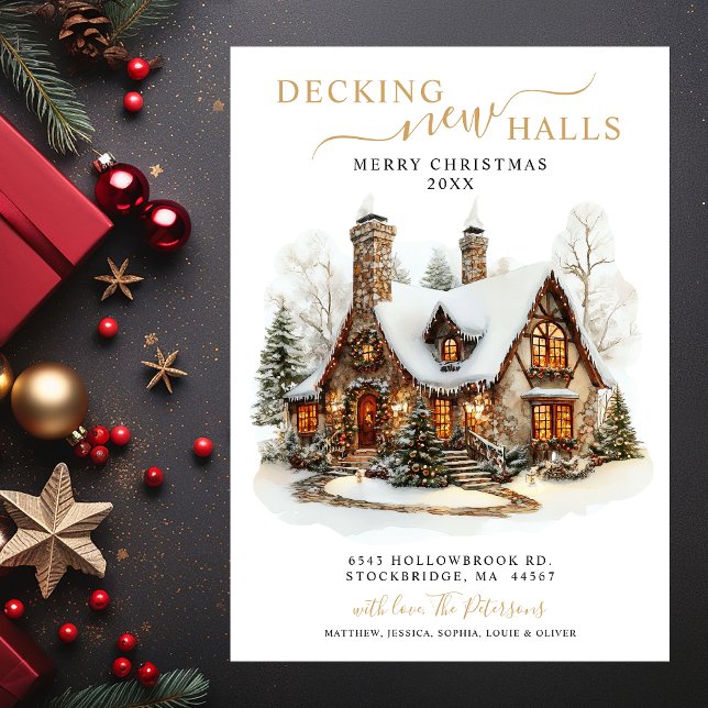 Anúncio Decking New Halls Novo Movimento de Natal Doméstic (Criador carregado)