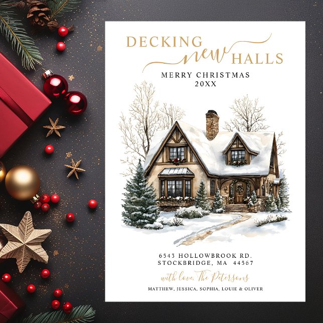 Anúncio Decking New Halls Novo Movimento de Natal Doméstic (Criador carregado)