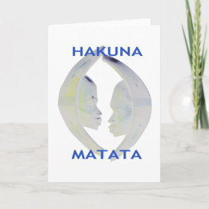 Anúncio Desenho Africano Hakuna Matata
