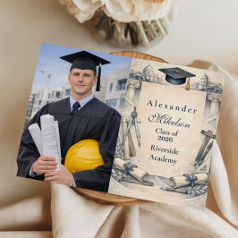 Anúncio Desenho de Graduação de Estudante de Arquitetura F