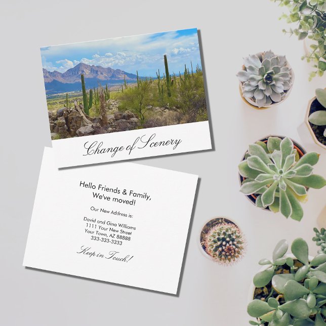 Anúncio Desert Southwest Cactus, Nova Mudança De Casa (Criador carregado)