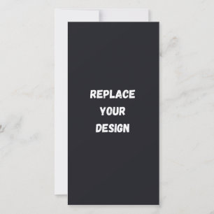 Anúncio Design simples preto personalizado Adicionar Foto